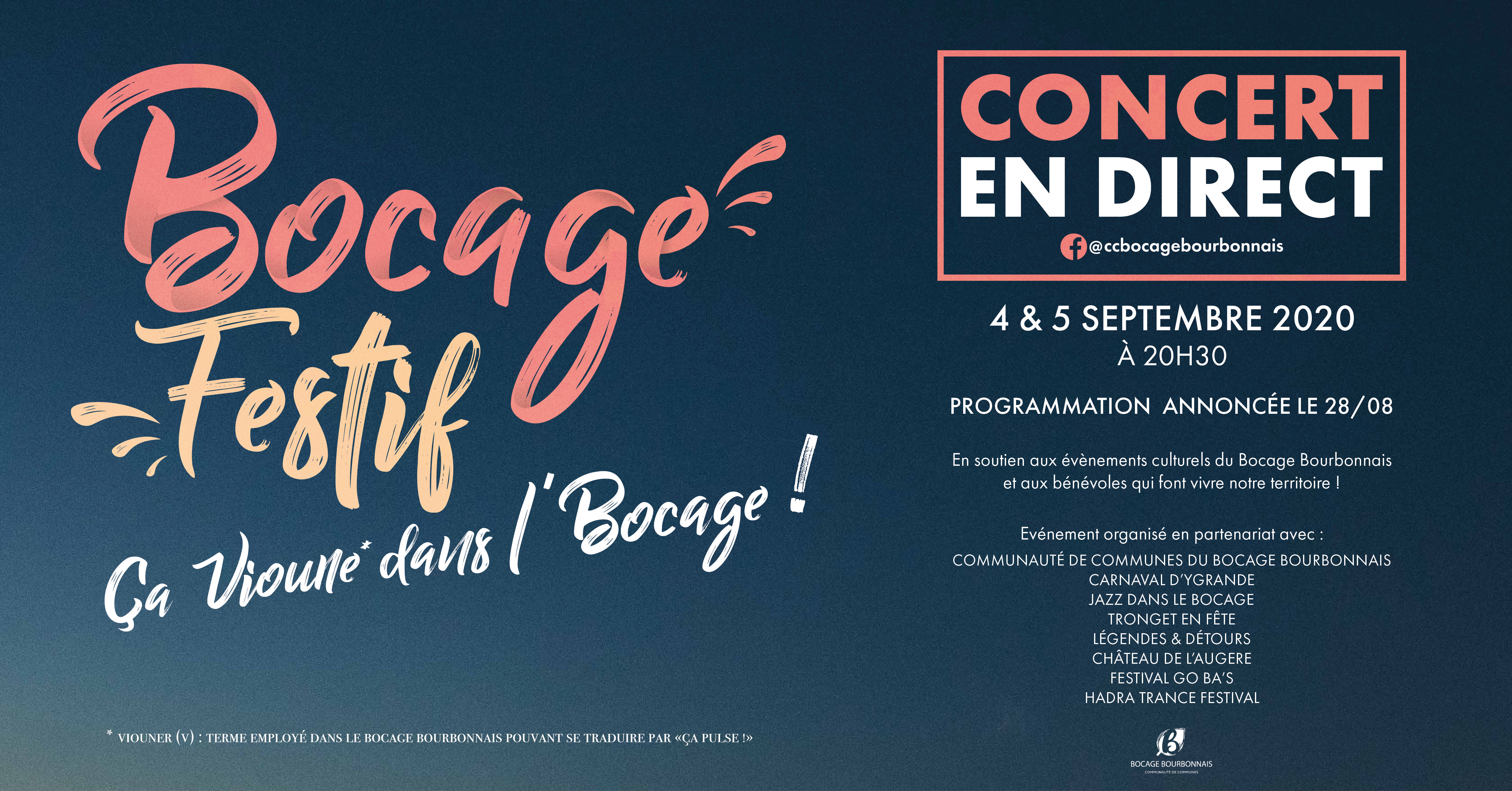 Bocage Festif : des concerts en live streaming en soutien aux festivals du Bocage Bourbonnais